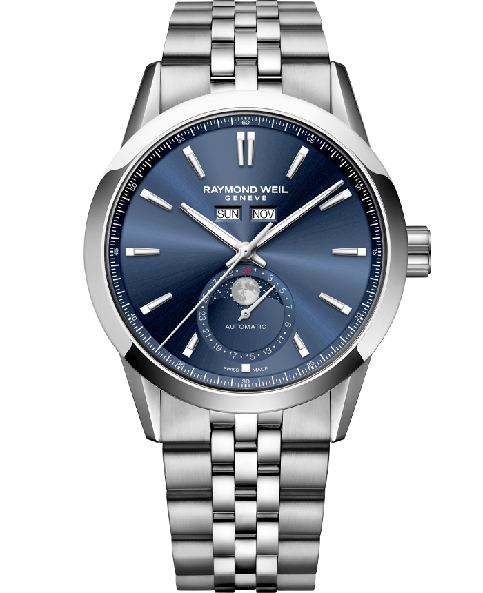 blue dial Archives - RAYMOND WEIL