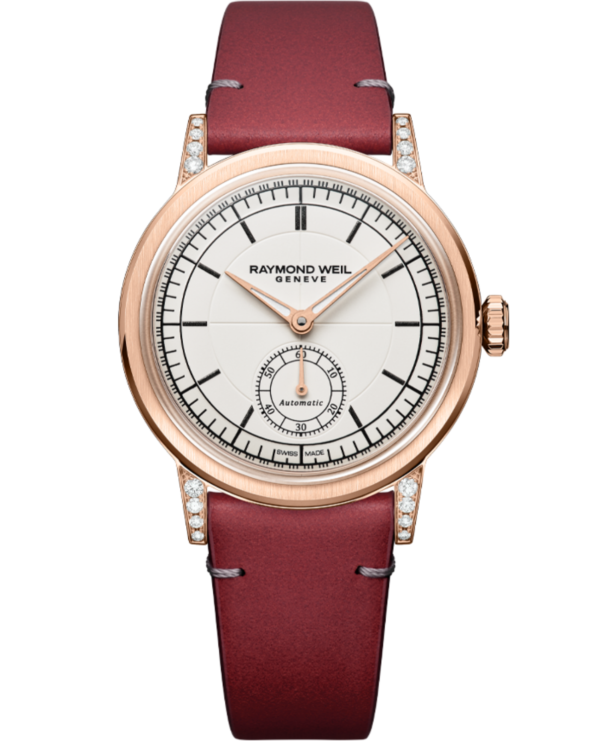 Men's Automatic Infinite Burgundy Watch- Millesime | RAYMOND